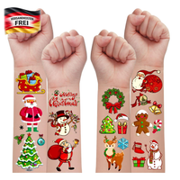 140 StüCk Weihnachten Tattoo Kinder, Weihnachts Kinder Tattoo Aufkleber TemporäR