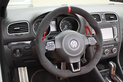LENKRAD VW GOLF 6 GTI R32 GOLF V GTI R32NEU BEZIEHEN NEUBEZIEHEN  ALCANTARA