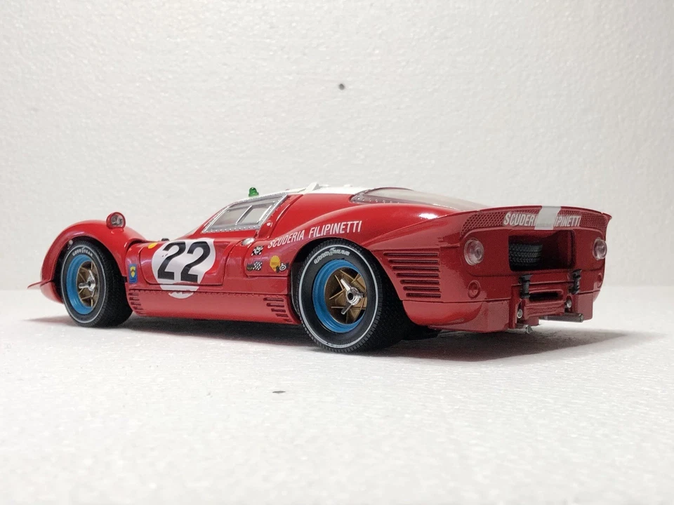 1:18 Universal Hobbies Ferrari 330P4 Scuderia Filipinetti (1967) Modellino Raro - Immagine 2 di 4