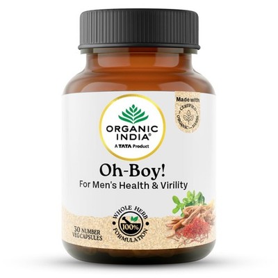 Organic India OH-Boy  -3 * 30 Veg Capsules, expiry sep 2027 f/s