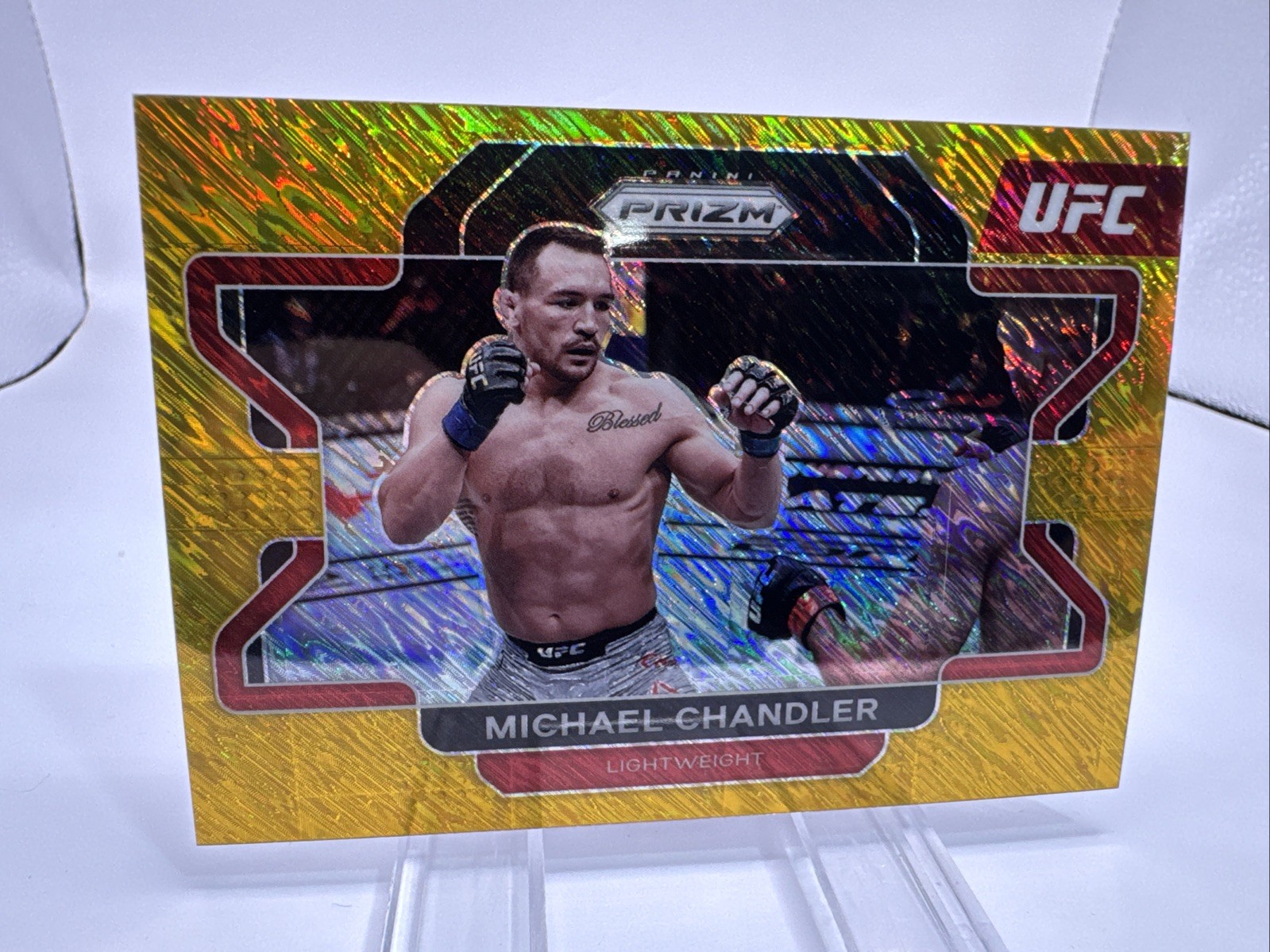 Michael Chandler  2022 Prizm Gold Shimmer 3/5 UFC- 2462