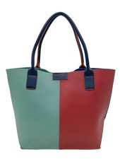 TOM TAILOR Borsa larga Donna Borsa rosso-turchese-blu stile casual