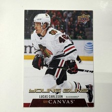 2020-21 Upper Deck - Ud Canvas Young Guns Lucas Carlsson #C234 (RC)