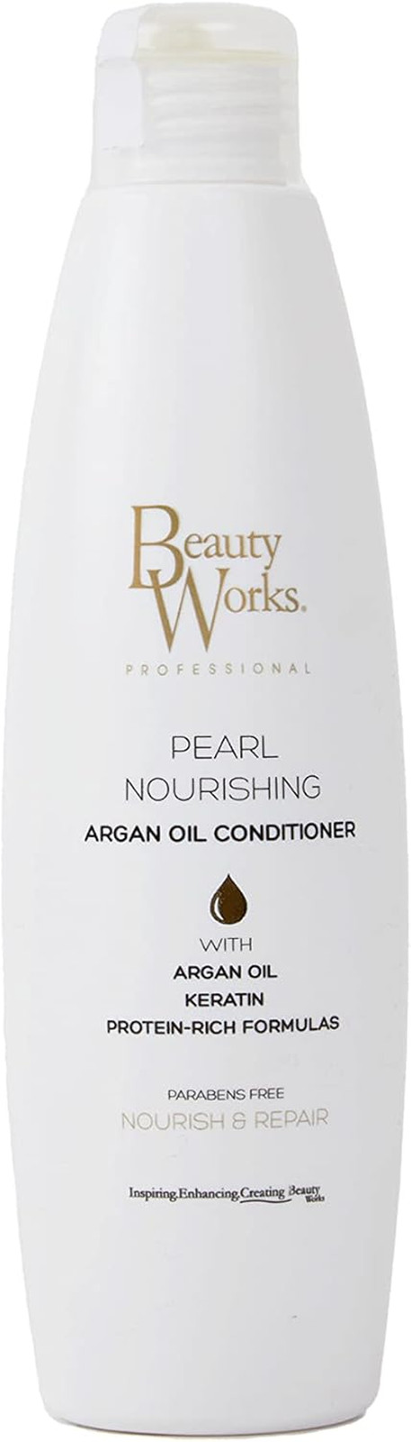 Beauty Works Pearl Nourishing Argan Oil Conditioner 250Ml SLE & Paraben Free