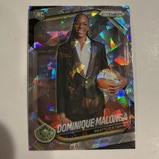 2025 Panini Prizm WNBA Dominique Malonga #144 Variation Cracked Ice Storm RC