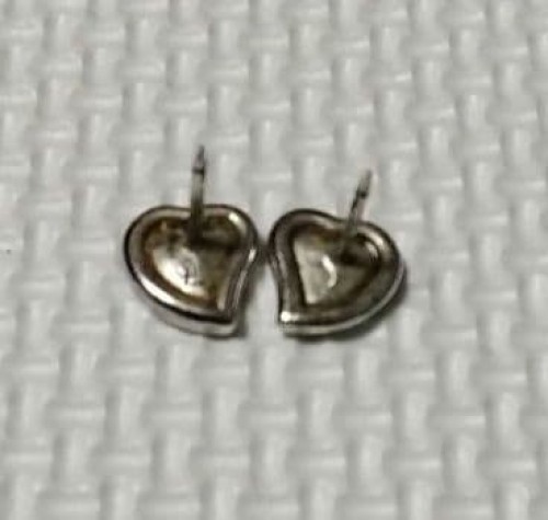 Yves Saint Laurent YSL YSL  Heart  Earrings NO BOX thumbnail 9