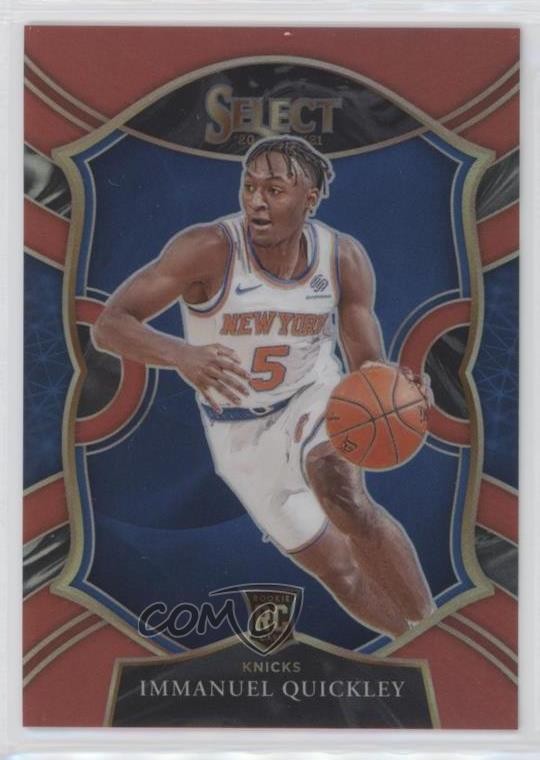 2020-21 Panini Select Concourse Red Prizm /199 Immanuel Quickley #85 0h5y