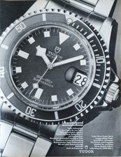 Tudor Submariner Original Werbung 1979 "Überzeugend."