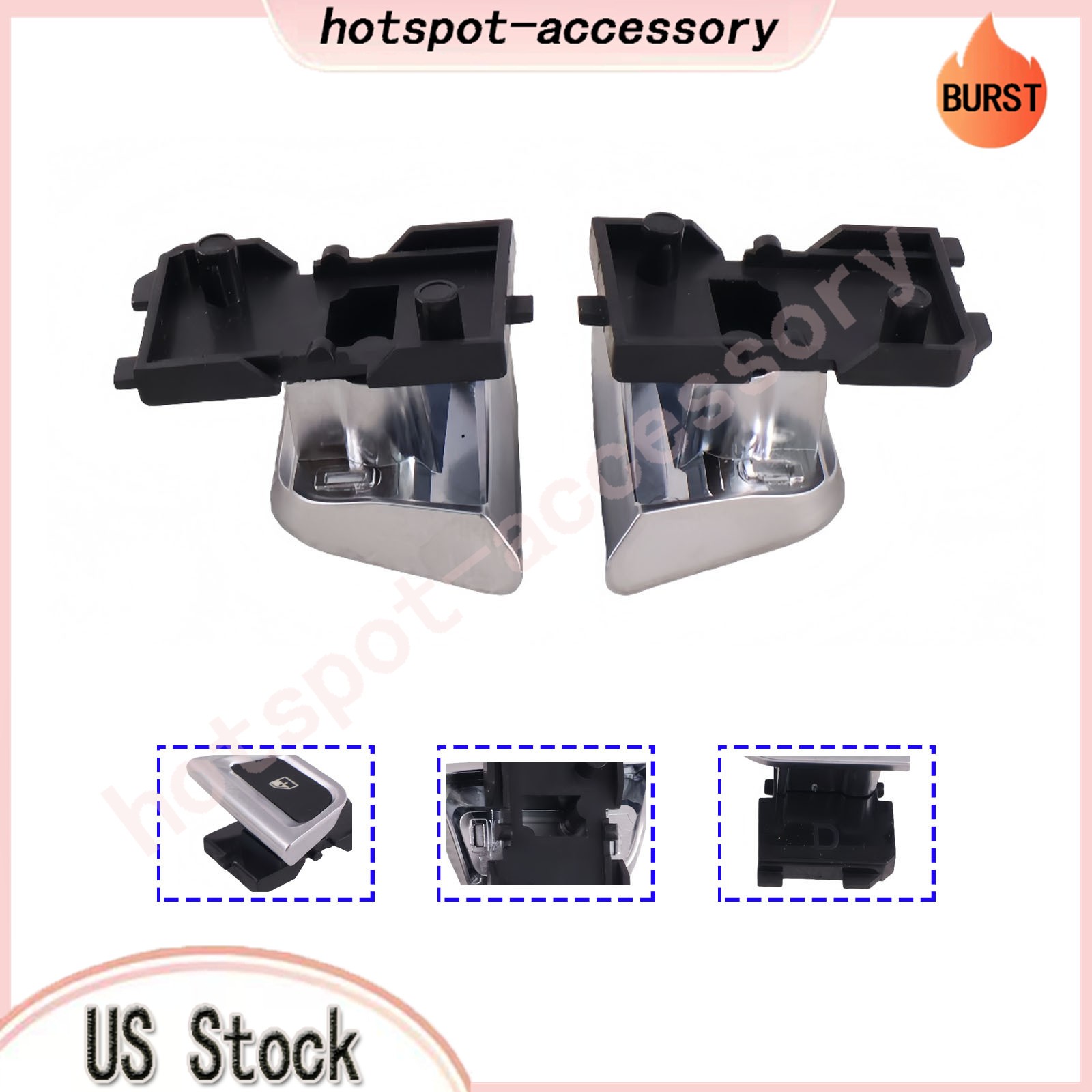 2PCS Power Window Switch Button Fits For Ferrari California T 309096 309097