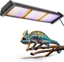 Dimmable LED Reptile UVB Lamp, 8000 Hours UVB Duration for Much Longer Lifespan,