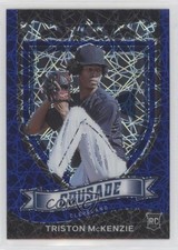 2021 Panini Chronicles Crusade Blue Velocity Prizm Triston McKenzie #2 0h6r