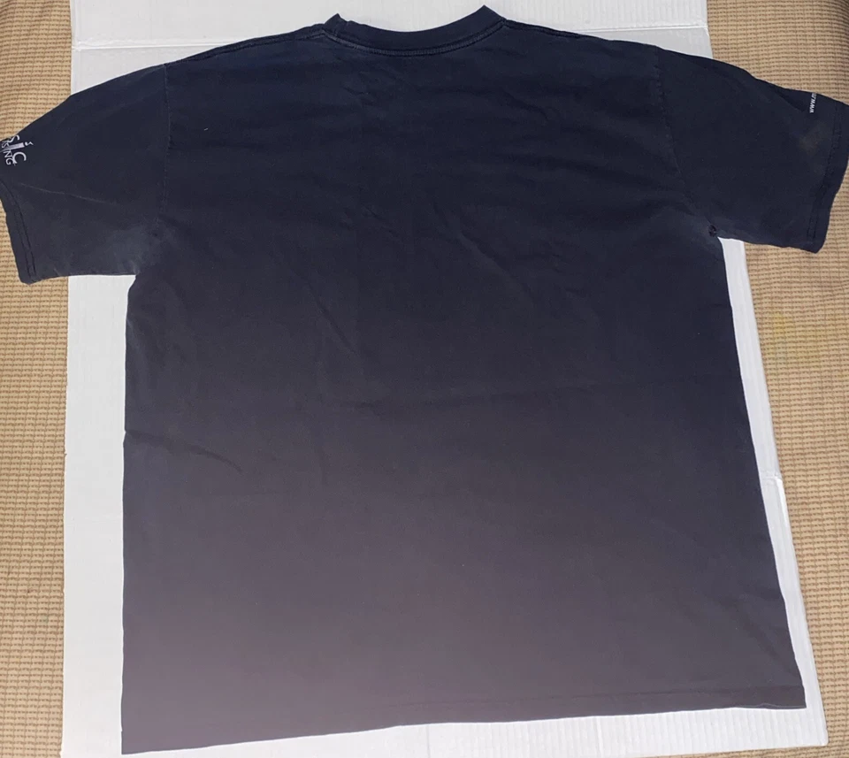 Camiseta Gráfica Negra USADA Music Rising EDUN XXL “Instruments For Gulf Coast” U2 Foto 4 de 4