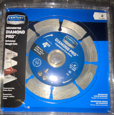#ad #ad Century Drill amp; Tool Co Diamond Pro Segmented Rim Blade 4” Dry 75453 *NEW* $11.70