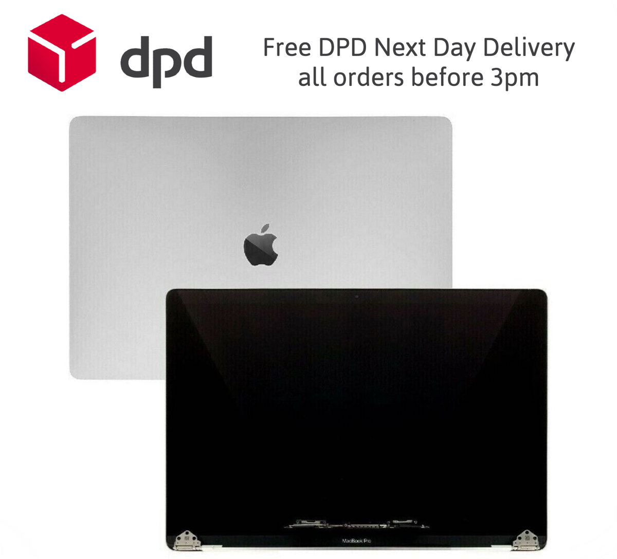 MacBook Pro A1989 Screen LCD 2018 Mid Display Assembly Silver