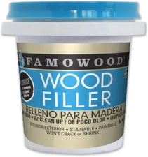 Famowood 40042126 Latex Wood Filler - 1/4 Pint, Natural