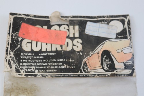 Vintage NOS Toyota Mud Flaps White "Try It In A Toyota" USA Made !!! - Picture 2 of 6