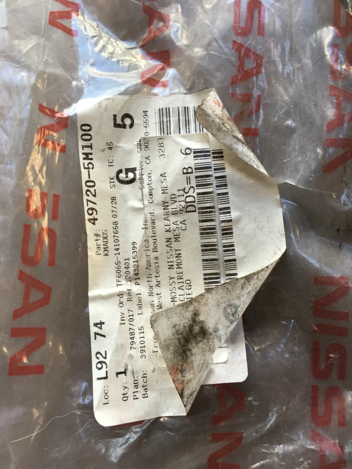 GENUINE NISSAN OEM OE 2000-2001 Sentra SE 2.0L Power Steering Pressure Hose NEW - Image 2 of 4