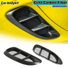Carbon Seitliche Lufthutzen Lufteinlässe Turning für Porsche 718 Boxster Cayman 