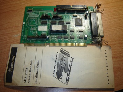Adaptec AHA-1520A SCSI Controller ISA Card Tested