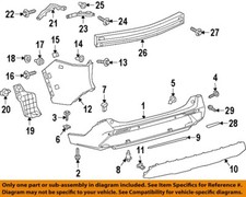 Toyota Oem 05-25 Corolla Cross Bumper Components-bumper Cover Screw 5259968030