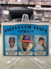 1972 Topps Rookie Stars Don Baylor Roric Harrison Johnny Oates #474 RC