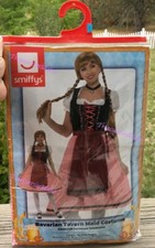 Bavarian Tavern Maid  Octoberfest  Cosplay Costume smiffys Women's L  14