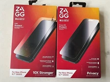 Set of 2 ZAGG Invisible Shield Screen Protector iPhone 15 PLUS (6.7")