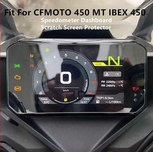 2 PCS For CFMOTO 450 MT IBEX 450 Speedometer Dashboard Scratch Screen Protector
