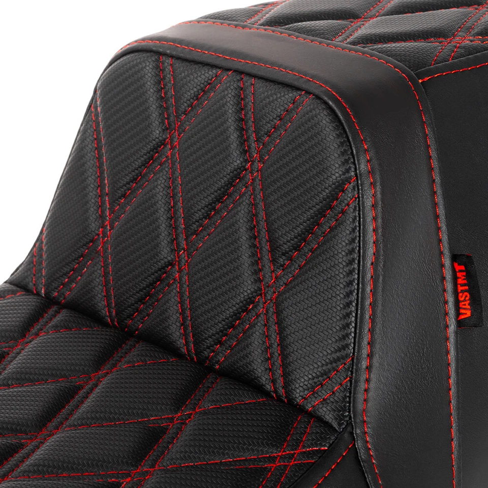 One-Piece Rider Rear Seat For Harley Road / Street Glide Ultra Limited 2008-2023 - Image 3 of 4