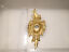 Miniaturansicht 10  - 18/19 Jh. antik Zierstück Beschlag Eisen vergoldet Blatt floral Relief 19,7 cm