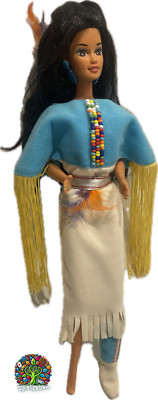 Mattel 1993 Barbie Native American Puppe, Dolls of  World Collection Indianerin