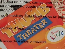 Thumb Theater Game, School Time (Chik-Fil-A kid's meal Toy) NEW, Sealed