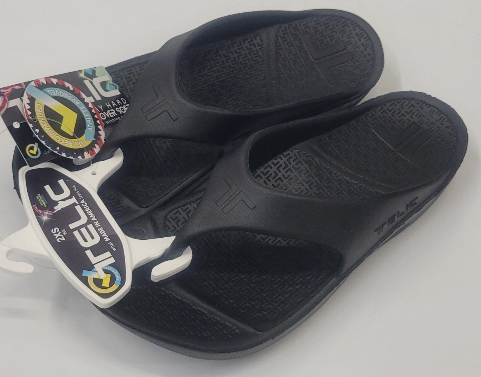 Telic Energy Flip Flop USA Midnight Black 3XS (W5)