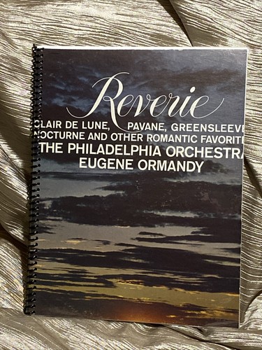 Reverie- Orchestra-Vintage Vinyl Record Cover Notebook/Journal Handmade Upcycled