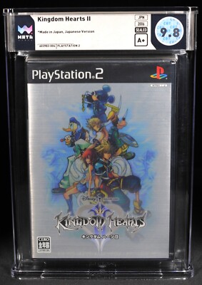 WATA 9.8 A+ Kingdom Hearts II Japanese 2005 Sealed Graded PS2 JPN 