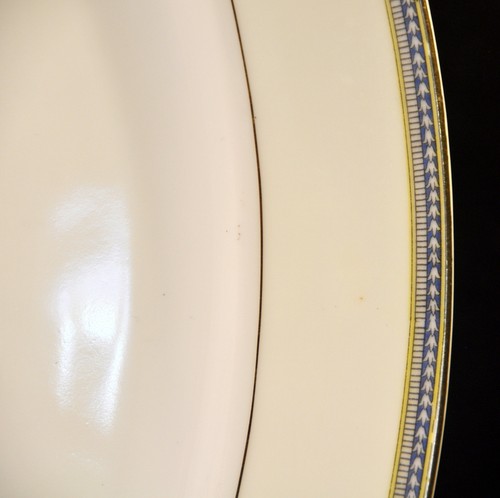 Noritake Marseille Platte groß 16 1/4" x 12 1/4" blaue Bänder Gold 1918-1921+ - Bild 11 von 12