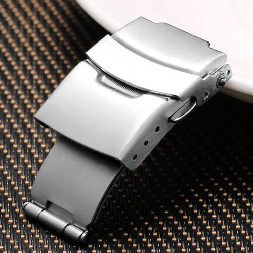 12-24 mm Plata Hebilla plegable Hebilla de repuesto Acero inoxidable Correa de reloj - Imagen 2 de 12