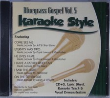 Bluegrass Gospel Volume 5 Christian Karaoke Style NEW CD G Daywind 6 Songs