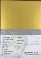 100 Blatt 285g DIN A3 gold metallic Papier 297x420 mm Stardream gitzernd Karton