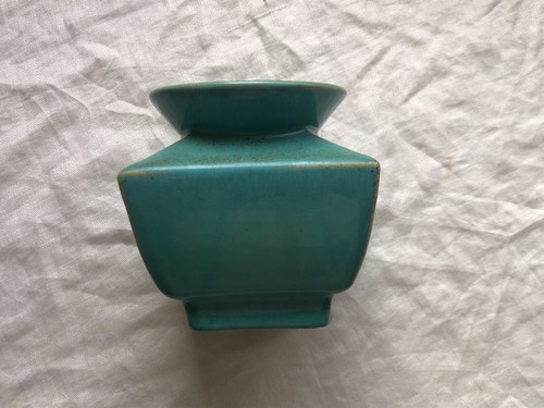 Vintage Galloway Pottery Turquoise 985 Vase - Picture 2 of 18