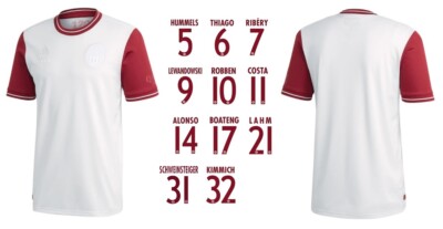 Trikot Adidas FC Bayern Jubiläumstrikot 2020 I Special 120 Jahre FCB + Nummer