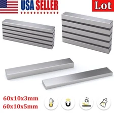 N52 60x10x5MM Neodymium Block Magnet Super Strong Rare Earth Magnets Wholesale