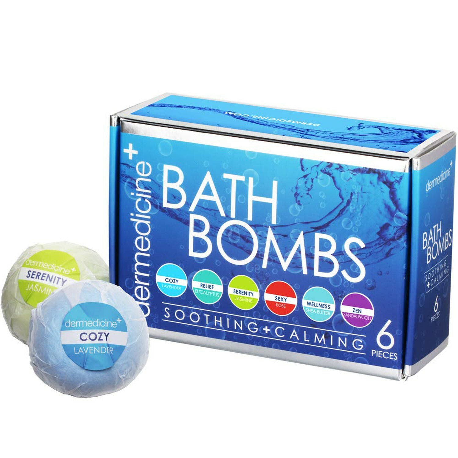Bath Bomb Gift Box Set of Scented Fizzy Spa Bath Ball Bombs for Relaxing & En...