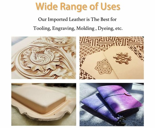 Veg Tan Tooling Leather 3/4 oz (1.4-1.8mm) 2 Piece Special Price - Picture 6 of 8