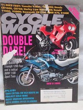 Cycle World Magazine May 1993 Triumph 1200 Four BMW 1100 Sport Twin