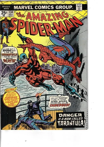 Amazing Spider-Man 134 1st Tarantula Punisher VG/F 1974 Glossy