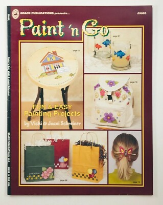 PAINT 'N GO How to Craft Paint Booklet / Grace Publications / Schreiner