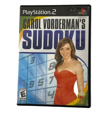 Carol Vorderman's Sudoku (Sony PlayStation 2, 2007) Disc Manual and Case
