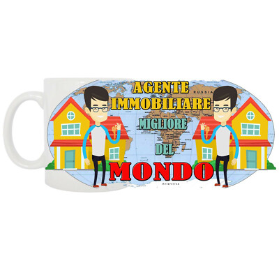 REAL ESTATE AGENT Gift mug BEST REAL ESTATE AGENT IN THE WORLD MAN