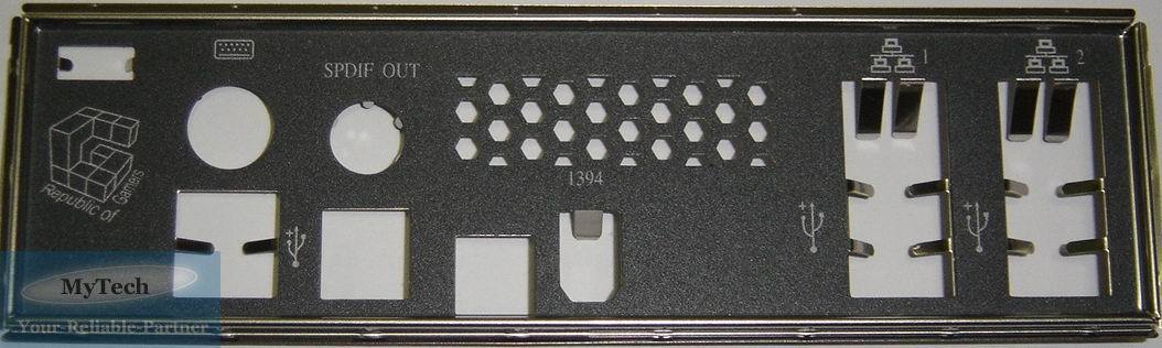 ASUS I/O IO SHIELD BLENDE BRACKET BLITZ FORMULA | eBay